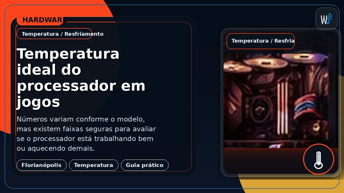 Temperatura ideal do processador em jogos