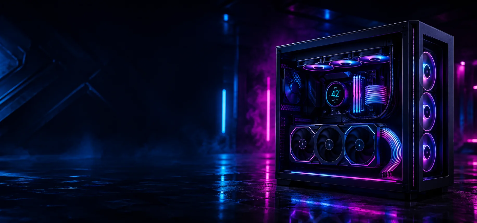Computador gamer premium com RGB